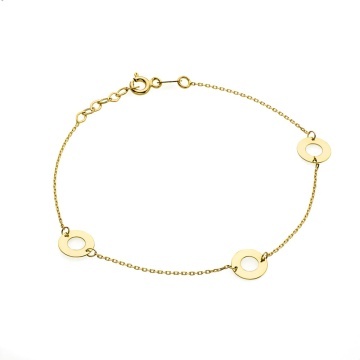 Bratara Lant cu Cerculete- Aur 14k