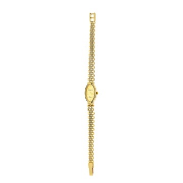Ceas Aur 14K cu Cadran Oval