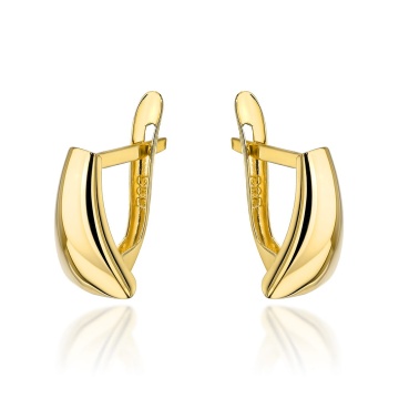 Cercei Aur 14K Forma Trapezoidala