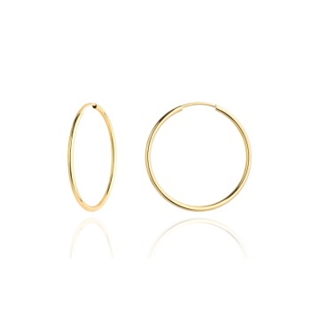 Cercei Creole Aur 14k, 2.2cm