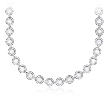 Colier din argint 925 cu cristale Angel Exclusive Collection - Medium