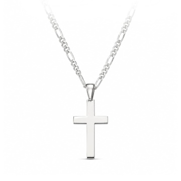 Colier din argint cu cruciulita personalizabila