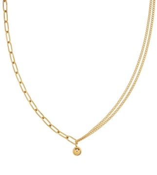 Colier Dreams din Inox placat cu AUR 18K