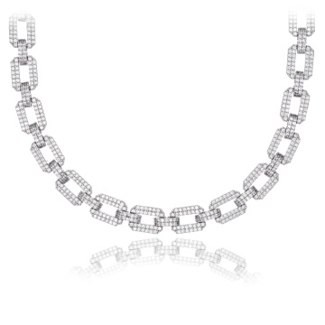 Colier Midnight Glow din argint 925 cu cristale