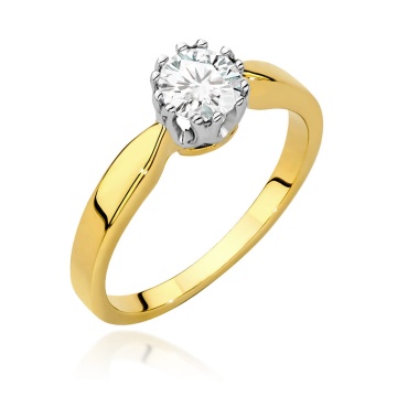 Inel Aur 14K cu Diamant Natural 0.50 ct