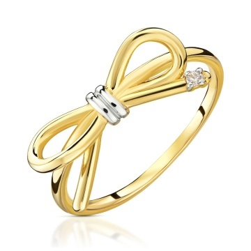 Inel Coquette de aur cu fundita pr. 333 1.950