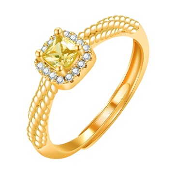 Inel Daiana din Inox placat cu AUR 18K Reglabil