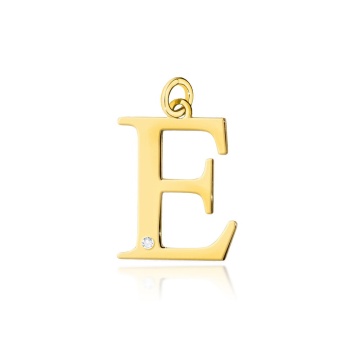 Pandantiv Aur 14K cu Diamante Naturale 0.01 ct
