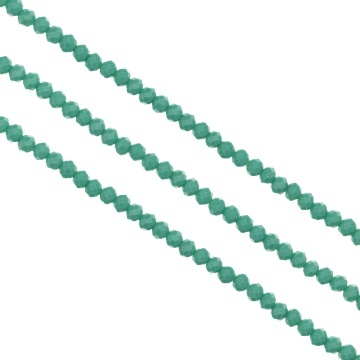 Șirag cristale 4 mm Verde Turcoaz Ocean Aprox 130 buc