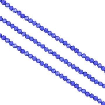 Șirag cristale rondele 4mm, culoare Berry AB, Aprox 130 buc