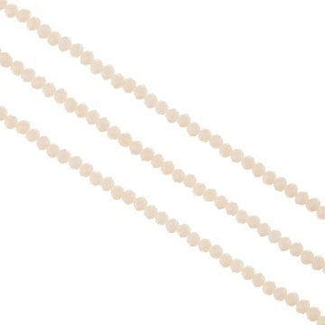 Șirag cristale rondele 4mm, culoare Cosmic Latte, Aprox 130 buc