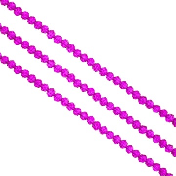 Sirag cristale rondele 4mm - Fuchsia