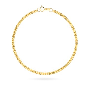 Brățară Din Aur 14K Splot Coadă De Vulpe - 050