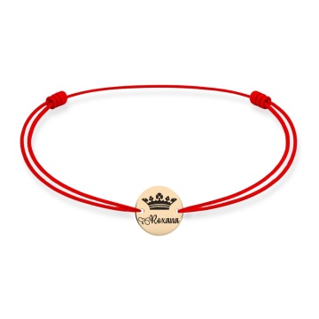 Brățară Royal Custom cu bănuț de 10mm din Aur 14K