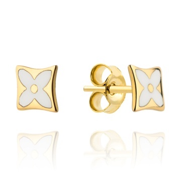 Cercei Aur 14k cu Flori