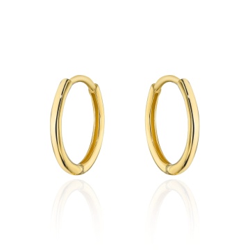Cercei Aur 14K Mici Creole Rotunde