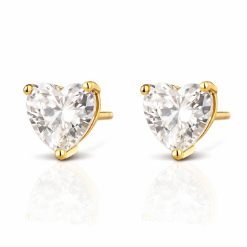 Cercei Love&Care din Inox placați cu Aur 18K