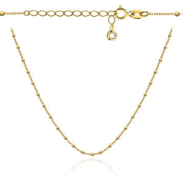 Colier din Aur 14k cu Bilute -36cm+4 cm