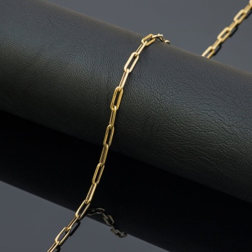 Colier din Aur 14k cu Zale Ovale, 45 cm