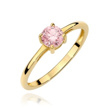 Inel Aur 9K cu Diamant Natural 0.50 ct