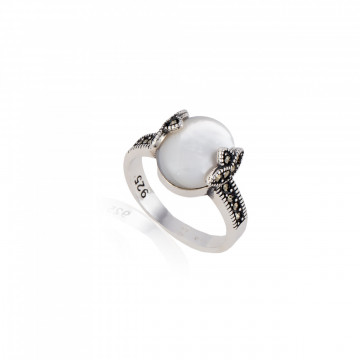 Inel din argint 925 cu marcasite 4.15g
