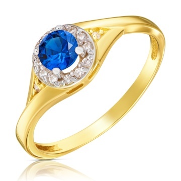 Inel Lady Glamour din aur, piatra safir pr. 333 1.530n