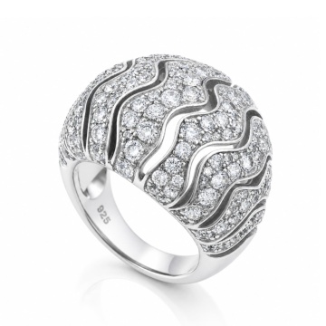 Inel Massive Bling din Argint 925 12.6g