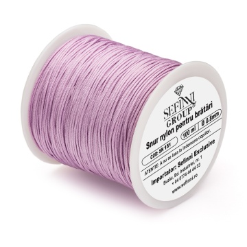 Rola snur 100m x 0.8mm - mov lila