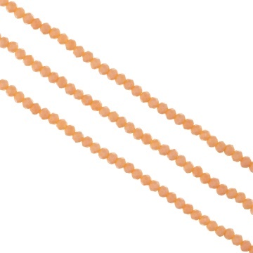 Șirag cristale rondele 3mm - Beige Desert Rose