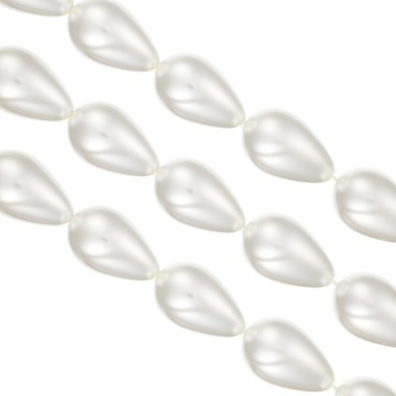 Sirag Perle Mallorca Picătură 20 mm – alb perlat