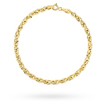 Bratara Aur 14K Iridia Largă - Eleganță Atemporală