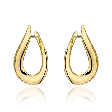 Cercei Aur 14K Eleganți, Model Picătură