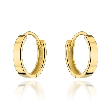 Cercei Creole Rotunzi Aur 14K - Eleganță Clasic