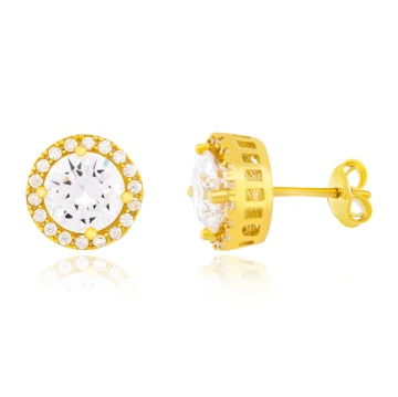 Cercei Simply Angel Royal din argint 925 placat cu aur