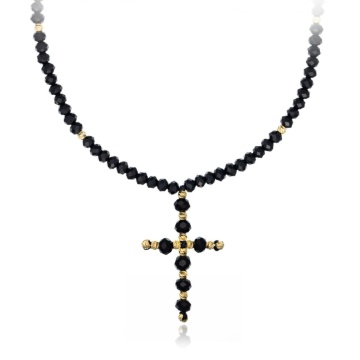Choker Cross Gold din AUR 14K