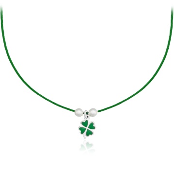 Choker pentru copii - Trifoi din Argint 925
