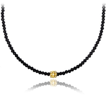 Colier Blacky din AUR 14K cu cristale