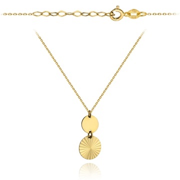 Colier cu Banuti- Aur 14k