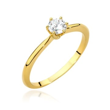 Inel Aur 14K cu Diamante de Laborator 0.50 ct