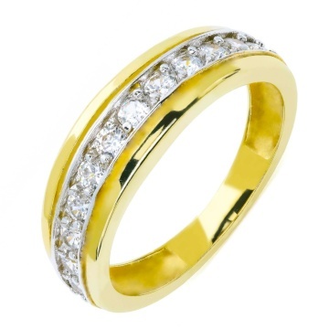 Inel Aur 14k cu Zirconii Albe