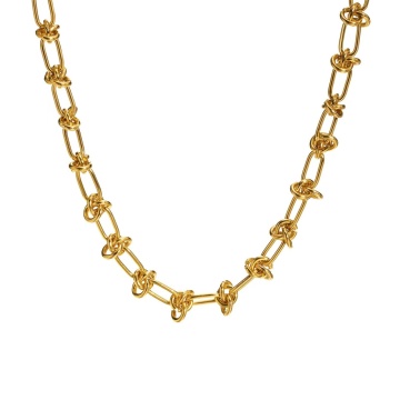 Lant Perffecto din Inox placat cu AUR 18K