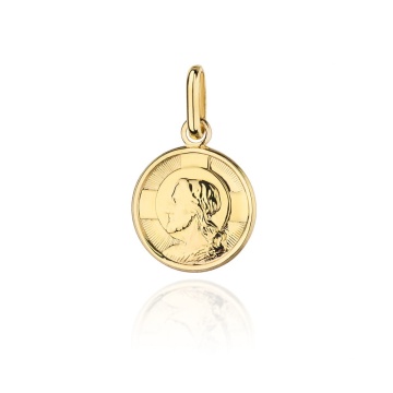 Medalion Aur 14k cu Iisus Hristos