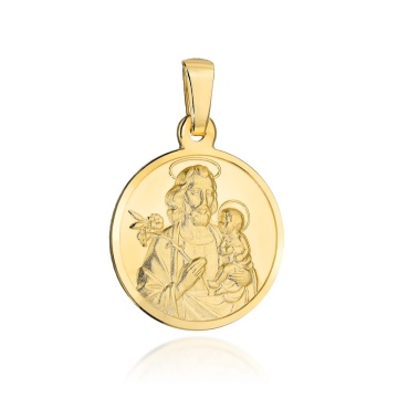Medalion Din Aur 14K Sfântul Iosif