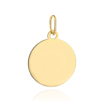 Pandantiv Aur 14K Cerc Plin Netez