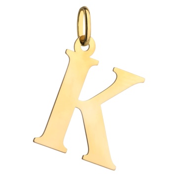 Pandantiv Aur 14k cu Litera K