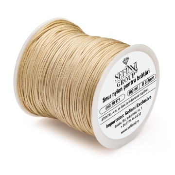 Rola snur 100m x 0.8mm - bej tan