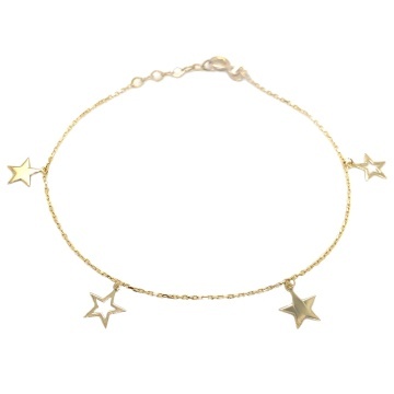 Bratara Aur 14k cu Stelute