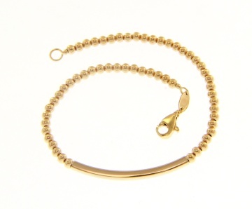 Brățară Elegantă cu Bile Aur 14K