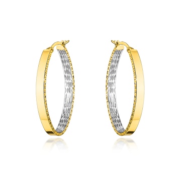 Cercei Aur 14k cu Creole si Model