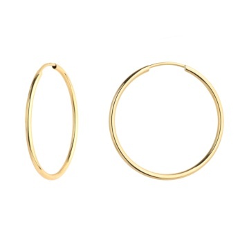 Cercei Rotunzi 3,2 cm Aur Galben 14K
